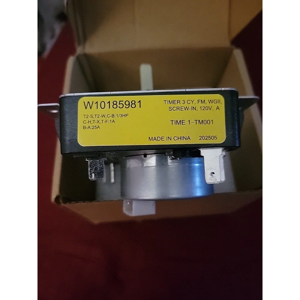 For Whirlpool W10185981 Timer Electric Silver Agitator Washing Machine Part‎ 120